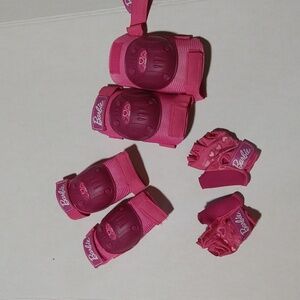 Kid's Barbie Knee and Elbow Pads with Gloves